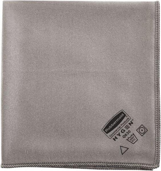 Rubbermaid - Dry Microfiber Wipes - Packet, 16" x 16" Sheet Size, Gray - All Tool & Supply