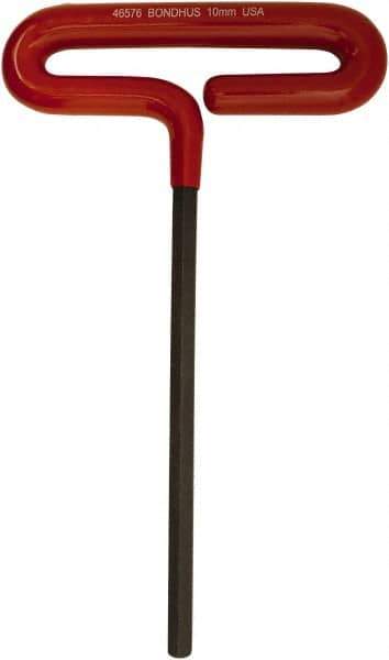 Bondhus - 8mm Hex, T-Handle Cushion Grip, Hex Key - 264mm OAL, Metric System of Measurement - All Tool & Supply