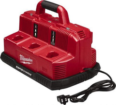 Milwaukee Tool - 18 Volt, 6 Battery Lithium-Ion Power Tool Charger - 1 hr to Charge - All Tool & Supply