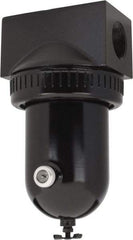 PRO-SOURCE - 400 CFM Oil/Water Condensate Separation Filter - 1-1/4" 250 psi, Manual Drain - All Tool & Supply