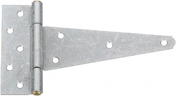 National Mfg. - 2 Piece, 5-1/2" Long, Galvanized Extra Heavy Duty - 8" Strap Length, 2-5/8" Wide Base - All Tool & Supply