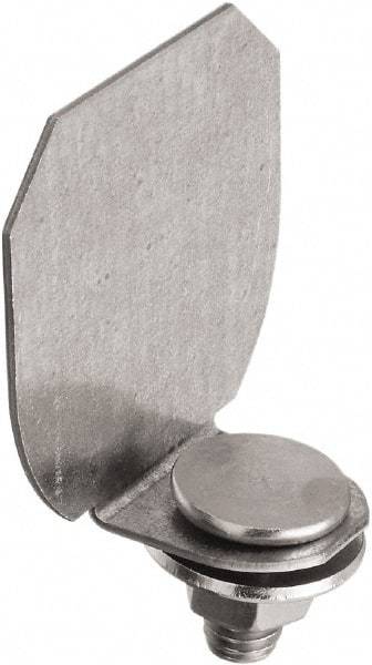 National Mfg. - Galvanized, Box Rail End Cap - Use with Round Rail - All Tool & Supply