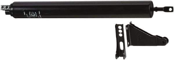 National Mfg. - 11-1/4" Closer Body Length, Storm & Screen Door Closer Manual Damper - Black Finish - All Tool & Supply