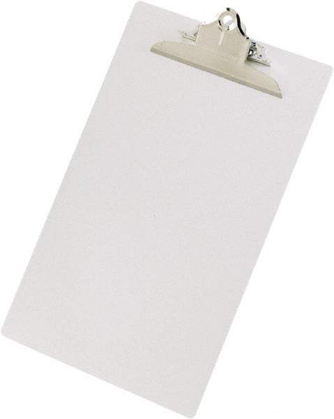 Saunders - 1-3/4" Long x 9" Wide, Clip Board - Silver - All Tool & Supply