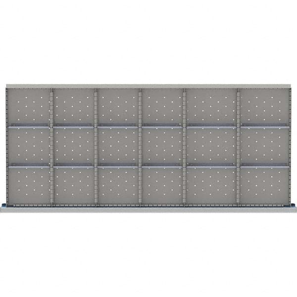 LISTA - 18-Compartment Drawer Divider Layout for 3.15" High Drawers - All Tool & Supply