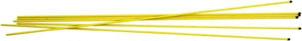 Trynex - 48" High x 1/2" Wide Snow Stake - Fiberglass, 0.33 Lbs, Yellow - All Tool & Supply