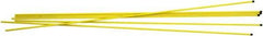 Trynex - 48" High x 1/2" Wide Snow Stake - Fiberglass, 0.33 Lbs, Yellow - All Tool & Supply