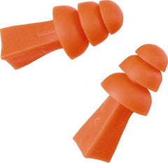 Tasco - Reusable, Uncorded, 27 dB, Flange Earplugs - Orange - All Tool & Supply