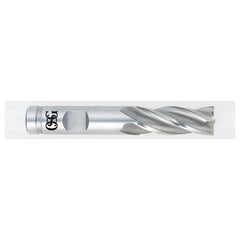 ‎3/8″ Dia. × 3/8″ Shank × 3/4″ DOC × 2-1/2″ OAL, HSSCo, Bright, 4 Flute, Square, Solid End Mill - All Tool & Supply