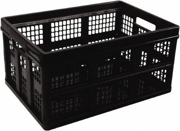 UNIVERSAL - 1 Compartment, 20-1/8" Wide x 10-3/4" High x 14-5/8" Deep, Portable Storage Box - Plastic, Black - All Tool & Supply