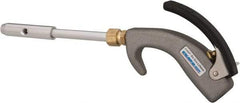 Guardair - 120 Max psi Venturi Nozzle Thumb Lever Blow Gun - 1/4 NPT, 6" Tube Length, Aluminum - All Tool & Supply