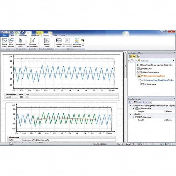 Starrett - Analysis Software with Cable - All Tool & Supply