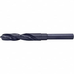 Cle-Force - 1-1/16" Drill, 118° Point, High Speed Steel Silver Deming & Reduced Shank Drill Bit - All Tool & Supply