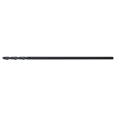 #25 1-7/8″ Flute Length 135° High Speed Steel Aircraft Extension Drill Oxide Finish, 0.1495″ Diam Straight-Cylindrical Shank, Split Point, Self-Centering, Series 1805