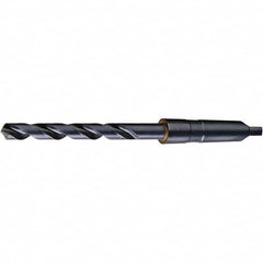 Cle-Force - 57/64", 3MT 118° Point High Speed Steel Taper Shank Drill Bit - All Tool & Supply