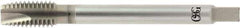 OSG - 3/4-16 UNF, 4 Flute, HR Finish, Powdered Metal Spiral Point Tap - Plug Chamfer, Right Hand Thread, 4-11/16" OAL, 2-7/32" Thread Length, 0.987" Shank Diam, 2B Class of Fit, Series 337NI - Exact Industrial Supply