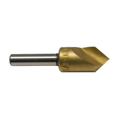 M.A. Ford - 1" Head Diam, 1/2" Shank Diam, 1 Flute 60° High Speed Steel Countersink - All Tool & Supply