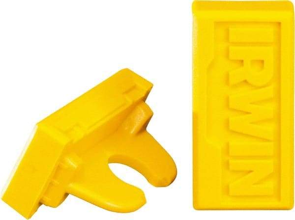 Irwin - Level Replacement End Cap Mount - Yellow, Use with 2500 & 2550 Series Levels - All Tool & Supply