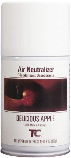 Rubbermaid - 6 oz Air Freshener Dispenser Aerosol Refill - Apple, Compatible with Standard Aerosol Dispensers - All Tool & Supply