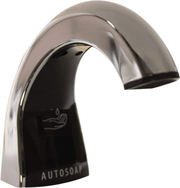 Rubbermaid - 800 to 1600 mL Liquid Soap Dispenser Hardware - Metal & Plastic, Counter Mounted, Chrome/Black - All Tool & Supply