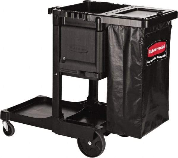 Rubbermaid - Aluminum & Structural Web Plastic Janitor Cart - 552mm Width, 1,168.4mm Long - All Tool & Supply