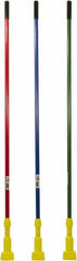 Rubbermaid - 60" Standard Fiberglass Clamp Jaw Mop Handle - 5" Mop Head Band, Plastic Connector, Use with Wet Mops - All Tool & Supply