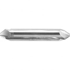 Melin Tool - 3/8" Head Diam, 3/8" Shank Diam, 4 Flute 60° Solid Carbide Countersink - All Tool & Supply