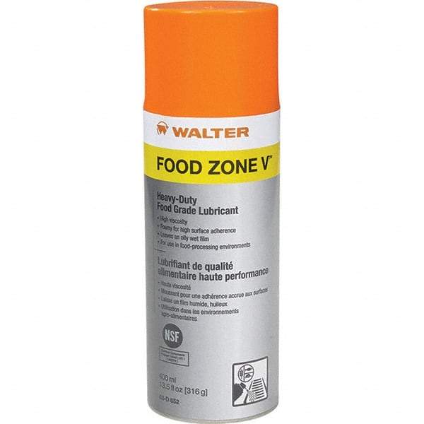 WALTER Surface Technologies - 400 mL Aerosol Penetrant/Lubricant - White, -31°F to 275°F, Food Grade - All Tool & Supply