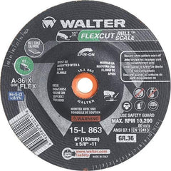 WALTER Surface Technologies - 6" Diam, 36 Grit Surface Grinding Wheel - All Tool & Supply