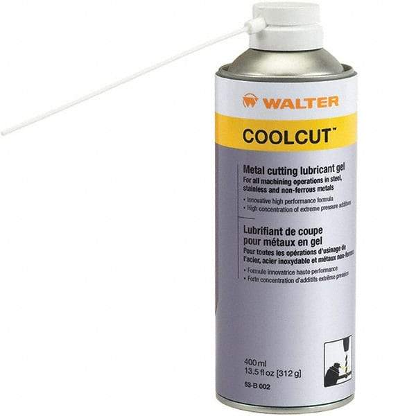 WALTER Surface Technologies - CoolCut, 11 oz Aerosol Cutting Fluid - Gel, For Broaching, Drilling, Milling, Reaming, Sawing, Shearing, Tapping - All Tool & Supply