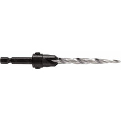 Irwin - Adjustable-Depth Drill Countersinks Cutter Head Diameter (Inch): 1/2 Drill Size Compatibility (Decimal Inch): 0.2500 - All Tool & Supply