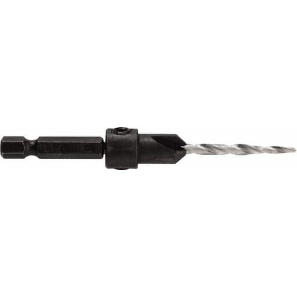 Irwin - Adjustable-Depth Drill Countersinks Cutter Head Diameter (Inch): 5/16 Drill Size Compatibility (Decimal Inch): 0.1406 - All Tool & Supply