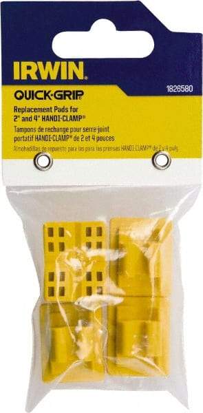 Irwin - 4 Piece, Clamp Pad - For Use with Handi-Clamp Series Clamps - All Tool & Supply