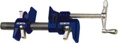 Irwin - 1/2" Pipe, 1-7/8" Throat Depth, Clutch Pipe Clamp - For Use with Unthreaded Pipe - All Tool & Supply