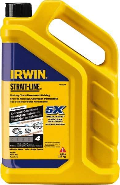 Irwin - 4 oz Container Marking Chalk - Midnight Black - All Tool & Supply