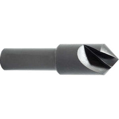 Melin Tool - 3/8" Head Diam, 1/4" Shank Diam, 1 Flute 100° High Speed Steel Countersink - All Tool & Supply