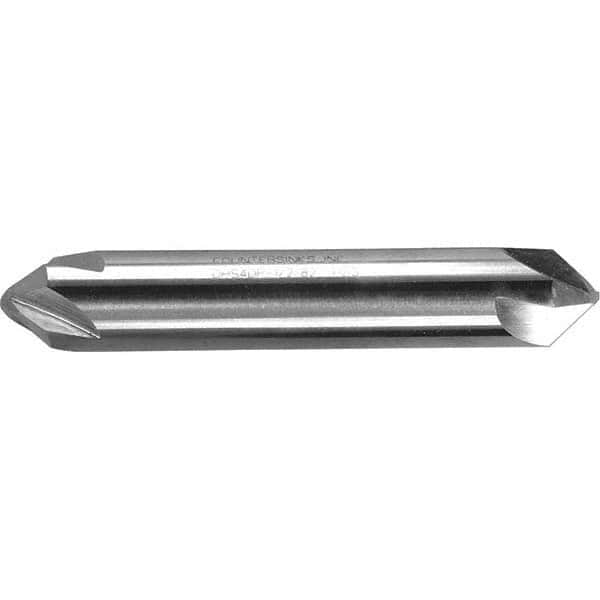 Melin Tool - 1/2" Head Diam, 1/2" Shank Diam, 4 Flute 100° High Speed Steel Countersink - All Tool & Supply