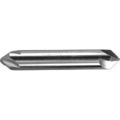 Melin Tool - 1/2" Head Diam, 1/2" Shank Diam, 4 Flute 100° High Speed Steel Countersink - All Tool & Supply