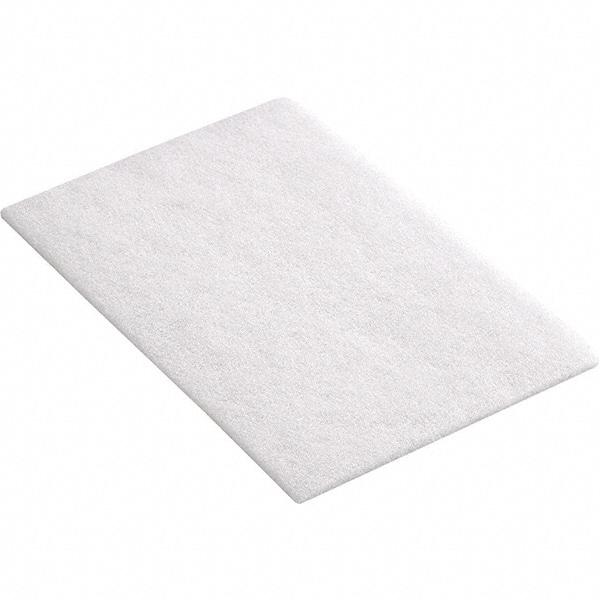 WALTER Surface Technologies - Aluminum Oxide Hand Pad - White, 6" Wide x 9" Long, Nonwoven - All Tool & Supply