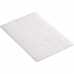 WALTER Surface Technologies - Aluminum Oxide Hand Pad - White, 6" Wide x 9" Long, Nonwoven - All Tool & Supply