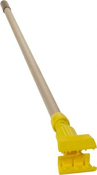 Rubbermaid - 54" Standard Aluminum Clamp Jaw Mop Handle - 5" Mop Head Band, Plastic Connector, Use with Wet Mops - All Tool & Supply