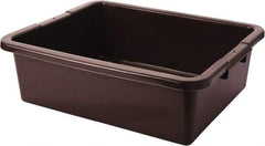 Rubbermaid - 7.1 Gal, Brown Polyethylene Tote Container - Nesting, 21-1/2" Long x 17.1" Wide x 7" High - All Tool & Supply