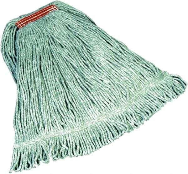 Rubbermaid - 5" Red Head Band, Large Blended Fiber Loop End Mop Head - 4 Ply, Side Loading Connection - All Tool & Supply