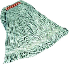 Rubbermaid - 5" Red Head Band, Large Blended Fiber Loop End Mop Head - 4 Ply, Side Loading Connection - All Tool & Supply