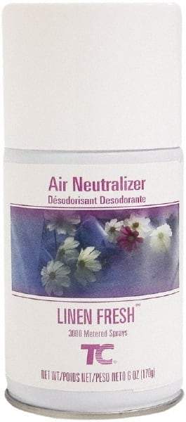 Rubbermaid - 5.25 oz Air Freshener Dispenser Aerosol Refill - Linen, Compatible with Standard Aerosol Dispensers - All Tool & Supply