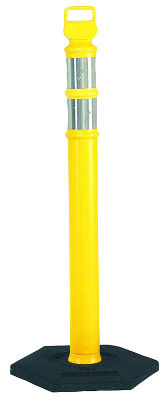 Delineator Yellow with 10lb Base - All Tool & Supply