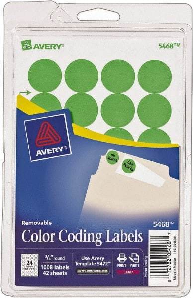 AVERY - Blank Shipping Label - 3/4" High x 3/4" Wide - All Tool & Supply