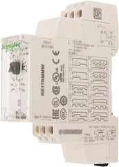 Schneider Electric - 100 hr Delay, Multiple Range SPDT Time Delay Relay - 8 Contact Amp, 12 to 240 VAC/VDC, Selector Switch - All Tool & Supply