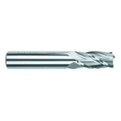 1 Dia. x 4 Overall Length 4-Flute .090 C/R Solid Carbide SE End Mill-Round Shank-Center Cut-TiAlN - All Tool & Supply