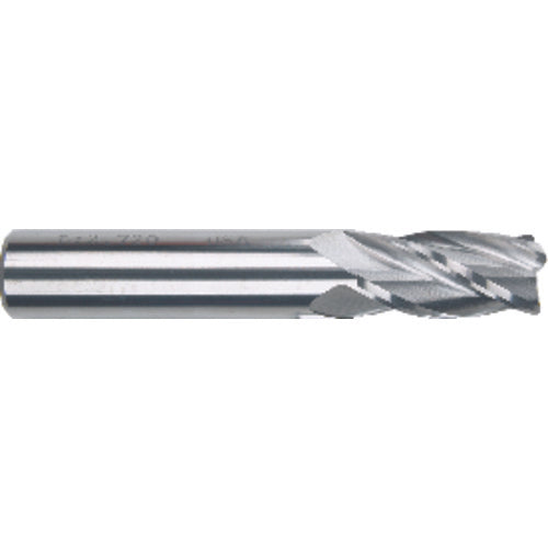 ‎1/8″ Dia. × 1/8″ Shank × 1/2″ DOC × 1-1/2″ OAL, Carbide, Uncoated, 4 Flute, 30° Helix, Plain, External, Square, Solid End Mill Series/List #5943 - All Tool & Supply